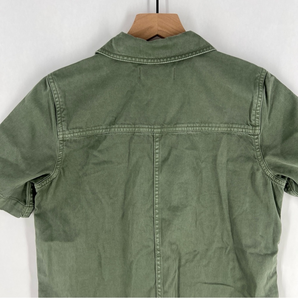 Madewell Size XXS Olive Dyed Relaxed Coverall Romper Minimalist Utility - Picture 9 of 15